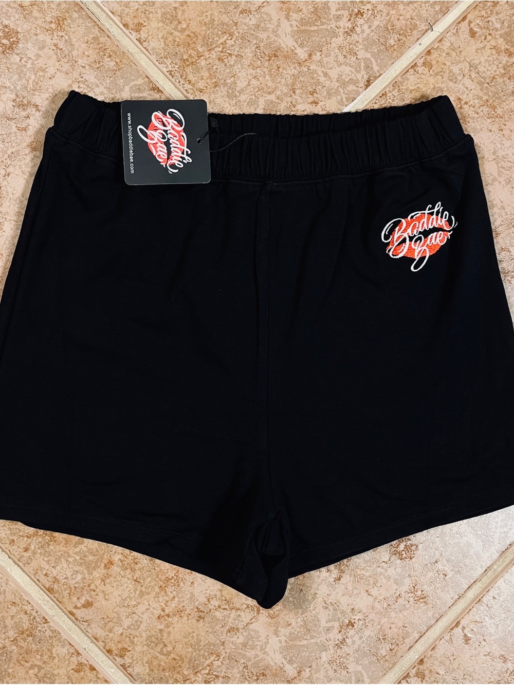 Baddie Bae Black Shorts Size XL